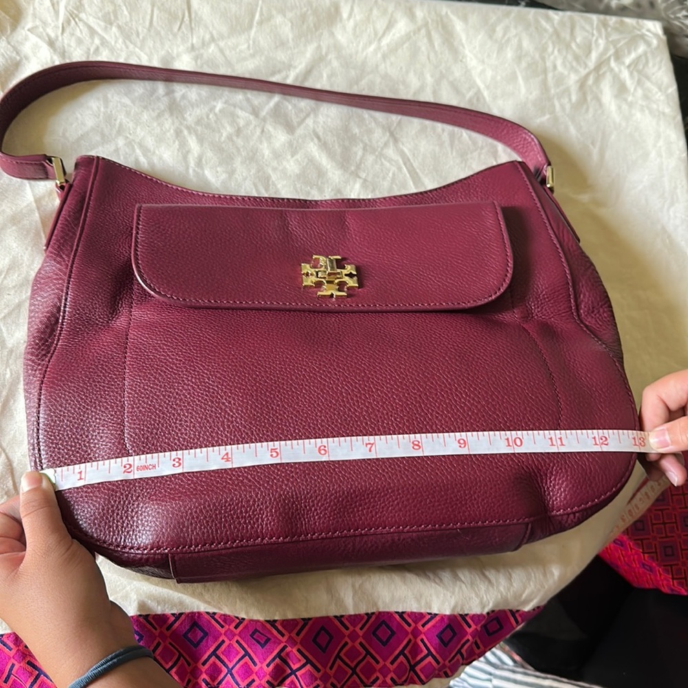 Tory Burch Burgundy Shoulder Bag